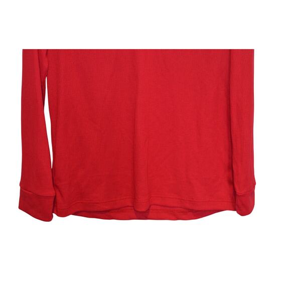 Family PJs Men's Matching Red Waffle Knit Pajama Top, Size Medium - Picture 3 of 5